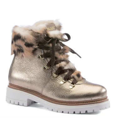 Damen-Stiefeletten aus Schafsfell und Kaninchen - Olang CORONA