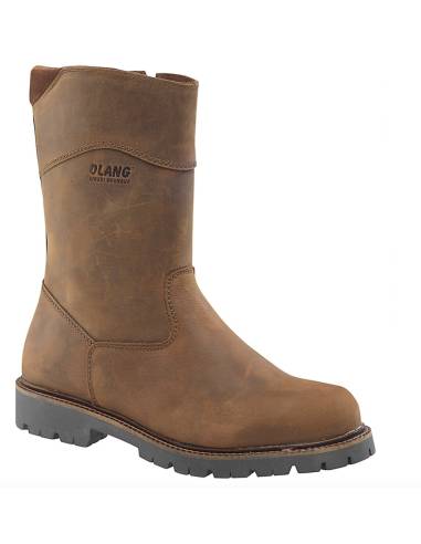 Bottes pour homme d'hiver en cuir gras