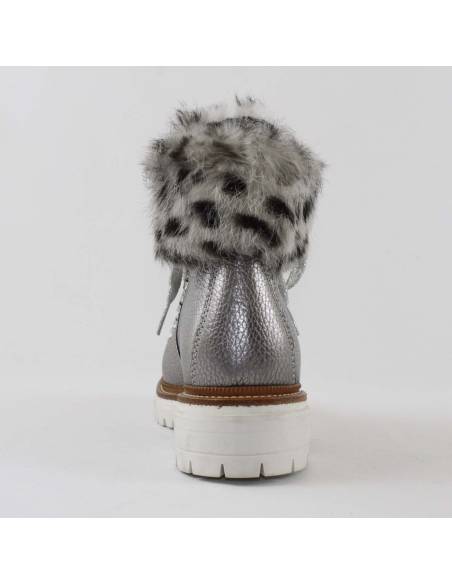 Damen-Stiefeletten aus Schafsfell und Kaninchen - Olang CORONA