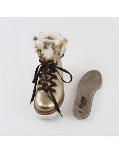 Damen-Stiefeletten aus Schafsfell und Kaninchen - Olang CORONA 2