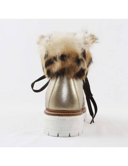 Damen-Stiefeletten aus Schafsfell und Kaninchen - Olang CORONA