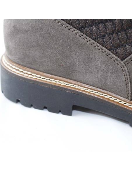 Botas en piel hidrosuede roja o marrón para mujer - Olang Viola