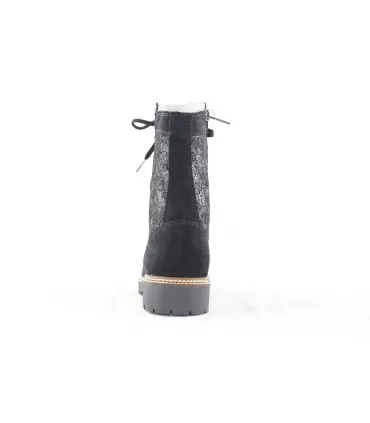Boots in red or brown hydrosuede leather for women - Olang Viola