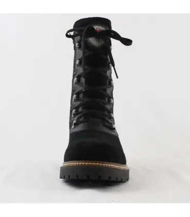 Boots in red or brown hydrosuede leather for women - Olang Viola