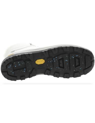 Baskets chaudes pour femme en cuir végétal et col en fausse fourrure