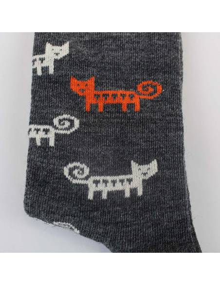 Chaussettes créateurs laine mérinos fantaisie