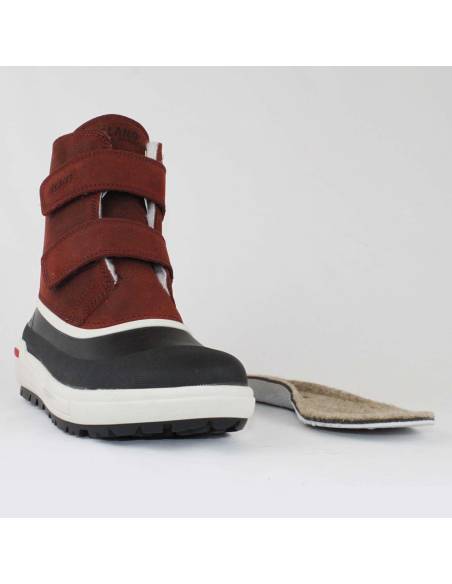 Damen-Stiefeletten aus wasserabweisendem Leder und OC-Spikes - Olang Louise