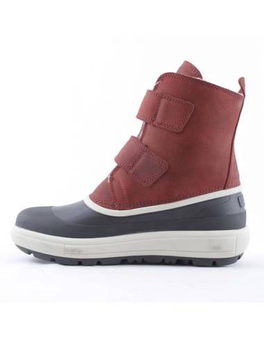 Women's boots in water-repellent leather and OC studs - Olang Louise