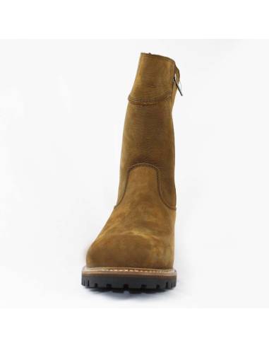 Bottes pour homme d'hiver en cuir gras