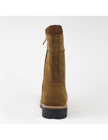 Bottes pour homme d'hiver en cuir gras