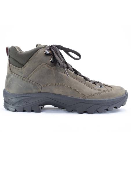 Chaussures chaudes d'hiver pour homme en cuir hydro york marron foncé 