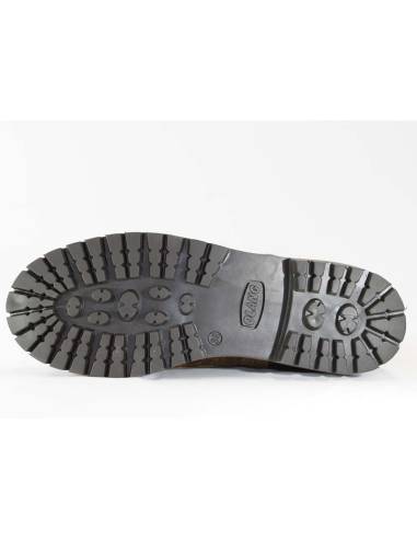 Bottes mi-mollet chaudes d'hiver pour femmes en peau de vache brune