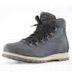 Warm men's winter boots in black oiled leather with thinsulate lining