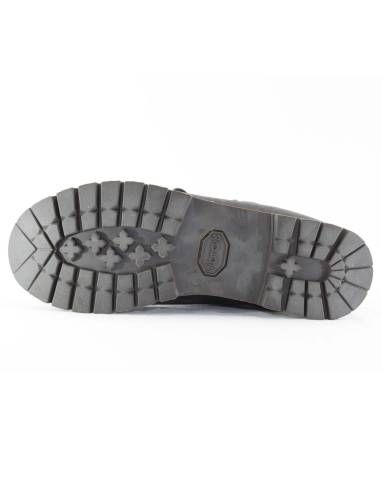 Cálidas botas de invierno para hombre en piel engrasada negra con forro thinsulate