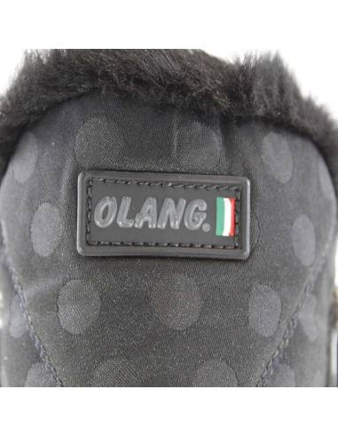 Botas de abrigo de mujer en poliéster negro con lunares y hydro york