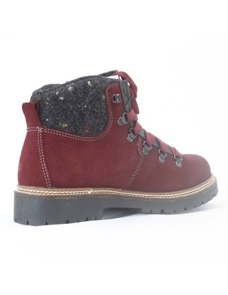 Bottes chaudes femme cuir suède et col en tweed - Olang Merano