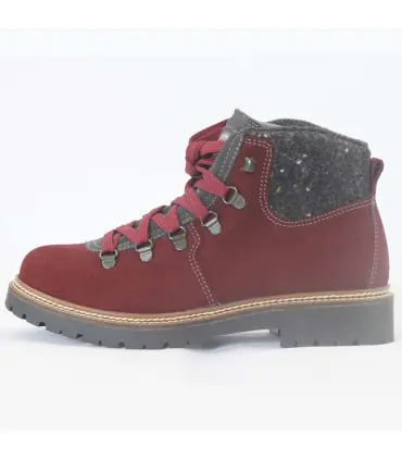 Bottes chaudes femme cuir suède et col en tweed - Olang Merano