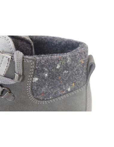 Women's warm suede boots with tweed collar - Olang Merano