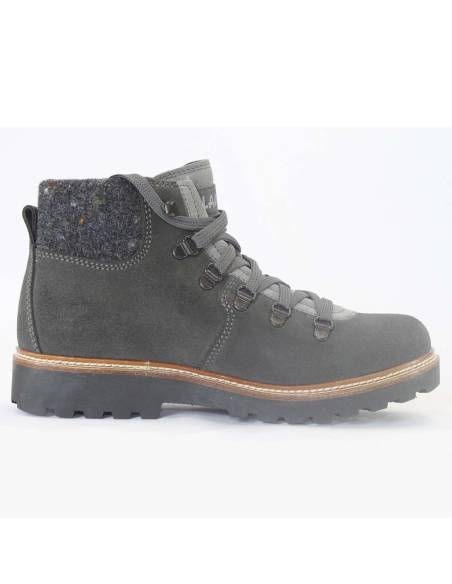 Warme Stiefel für Frauen aus Wildleder und Tweedkragen - Olang Merano