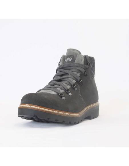 Warme Stiefel für Frauen aus Wildleder und Tweedkragen - Olang Merano