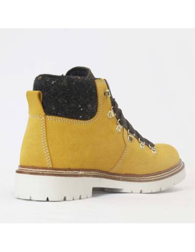 Bottes chaudes femme cuir suède et col en tweed - Olang Merano