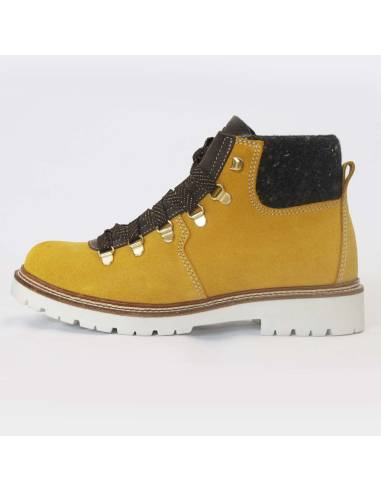 Bottes chaudes femme cuir suède et col en tweed - Olang Merano