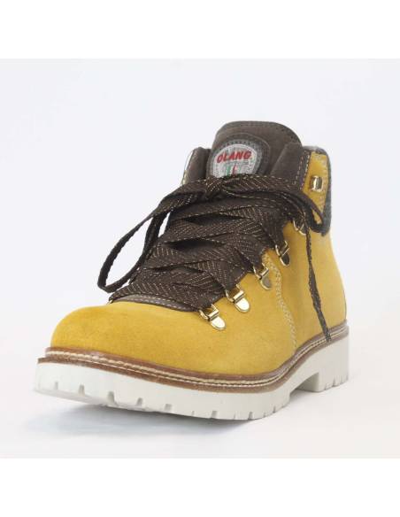 Bottes chaudes femme cuir suède et col en tweed - Olang Merano