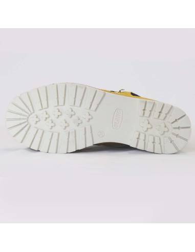 Women's warm suede boots with tweed collar - Olang Merano