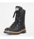 Women's warm boots in water-repellent leather with real fur lining