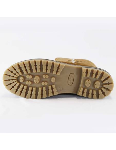 Women's warm mid-calf sheepskin and hydro leather shoes