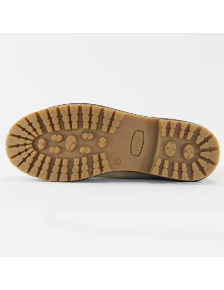 Chaussures chaudes mi-cheville pour femmes en peau de mouton retournée et cuir hydro 