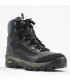 Men's warm winter boots in black hydro york leather and black cordura inserts