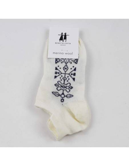 Women's merino wool socks jacquard Bengt & Lotta