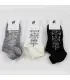 thin Socks Women Merino Wool cat pattern