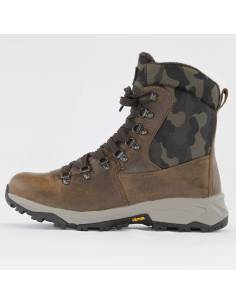 Botas de abrigo para hombre en piel York hidrófuga y tejido de camuflaje 2