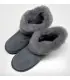 Women's Slippers mocassin of genuine lambskin -thermotherapy