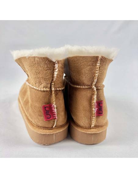 Swedish warm slippers for women in lambskin