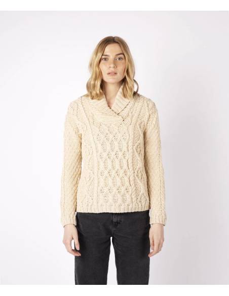 Submariner Rib Roll Neck Sweater for men in pure new wool