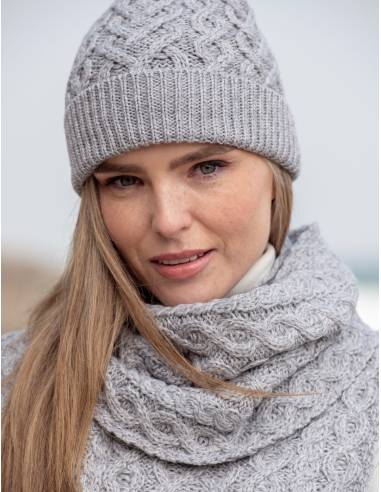 Dicker warmer Schal aus reiner Merinowolle