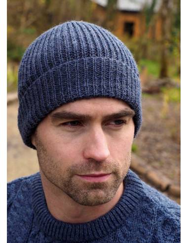 Gorro de lujo de lana y cachemira de un solo canal