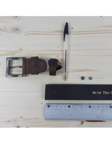 Ceinture en cuir de vache véritable