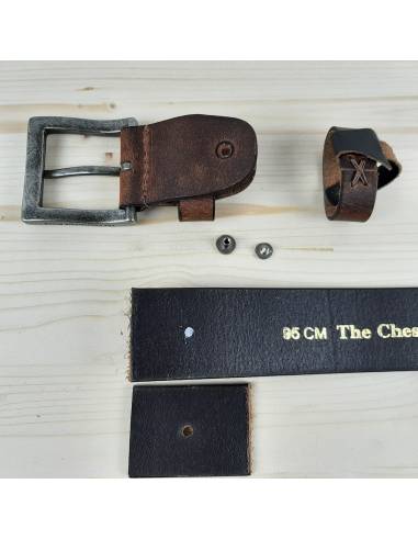 Ceinture en cuir de vache véritable