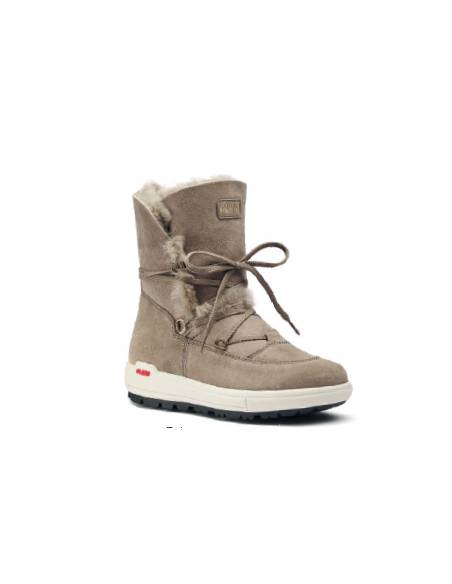 Women shearling and hydro suede leather winter boots - Olang MAKA