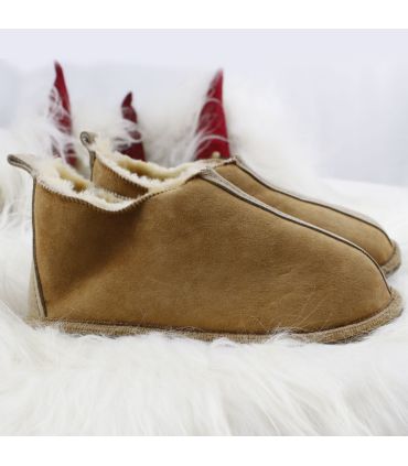Warm Nordic lambskin slippers SALLY