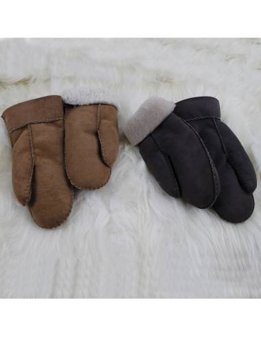 Mittens in genuine sheepskin
