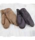 Mittens in genuine sheepskin