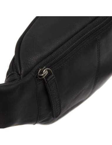 Banane en cuir véritable cognac