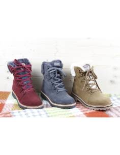 Women's snow boot hydro repellent natural York leather upper Olang Meribel 2