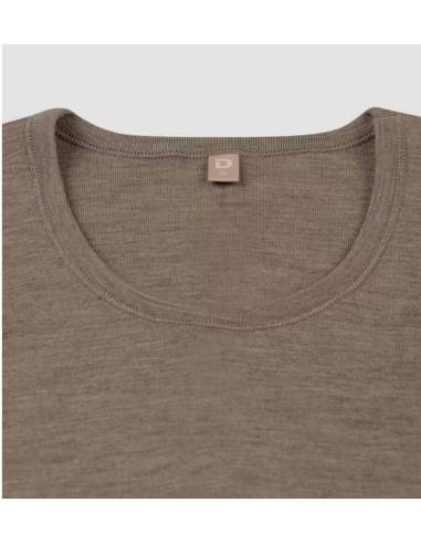 Langarmshirt Damen pure Bio Merinowolle rot