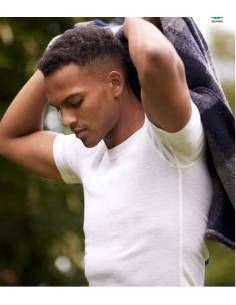 Grey men t-shirt pure Merino Wool 2